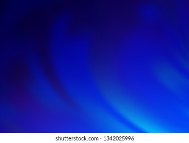 Light BLUE vector blurred and colored background. A completely new color illustration in a bokeh style. A completely new template for your design.
