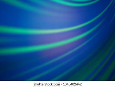 Light BLUE vector blurred and colored background. Modern geometrical abstract illustration with gradient. The best blurred design for your business.