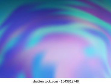 Light BLUE vector blurred and colored template. Shining colorful illustration in a Brand new style. The blurred design can be used for your web site.