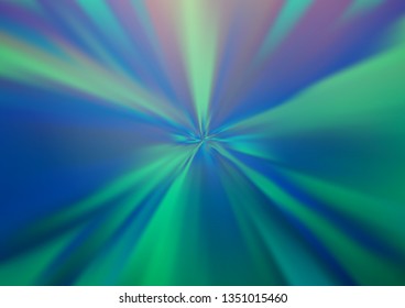 Light BLUE vector blurred and colored template. Colorful abstract illustration with gradient. Brand new design for your business.