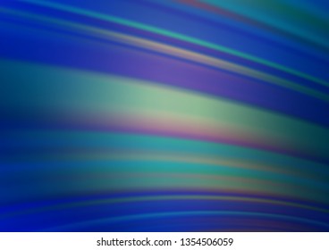 Light BLUE vector blurred and colored template. Modern geometrical abstract illustration with gradient. Brand new style for your business design.