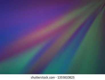 Light BLUE vector blurred and colored template. Modern geometrical abstract illustration with gradient. The elegant pattern for brand book.
