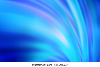 Light BLUE vector blurred and colored pattern. Glitter abstract illustration with gradient design. Background for a cell phone.