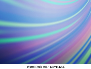 Light BLUE vector blurred and colored background. Colorful illustration in abstract style with gradient. Brand new style for your business design.