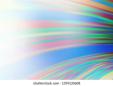 Light BLUE vector blurred and colored background. Modern geometrical abstract illustration with gradient. A completely new template for your design.