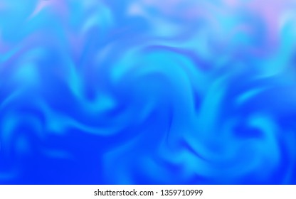 Light BLUE vector blurred and colored pattern. Colorful abstract illustration with gradient. Smart design for your work.