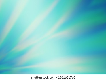 Light BLUE vector blurred and colored template. A vague abstract illustration with gradient. Brand new design for your business.
