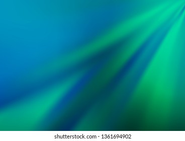Light BLUE vector blurred and colored template. A completely new color illustration in a bokeh style. Brand new design for your business.
