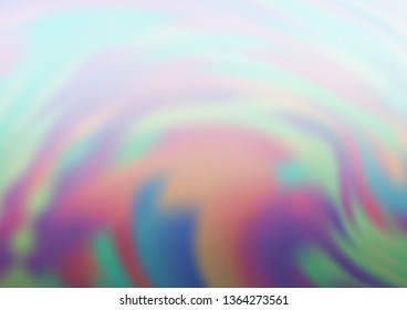 Light BLUE vector blurred and colored template. Colorful abstract illustration with gradient. The elegant pattern for brand book.