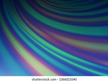 Light BLUE vector blurred and colored template. An elegant bright illustration with gradient. Brand new design for your business.