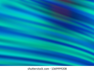 Light BLUE vector blurred and colored template. An elegant bright illustration with gradient. The template can be used for your brand book.