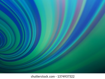 Light BLUE vector blurred and colored background. A completely new color illustration in a bokeh style. The background for your creative designs.