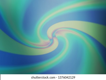 Light BLUE vector blurred and colored template. Modern geometrical abstract illustration with gradient. A completely new template for your design.