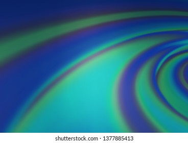 Light BLUE vector blurred and colored template. An elegant bright illustration with gradient. The template can be used for your brand book.