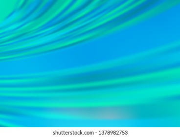 Light BLUE vector blurred and colored template. A vague abstract illustration with gradient. A new texture for your design.
