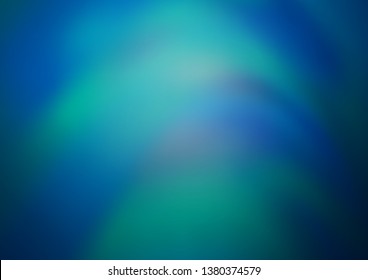 Light BLUE vector blurred and colored background. Colorful illustration in abstract style with gradient. A completely new template for your design.