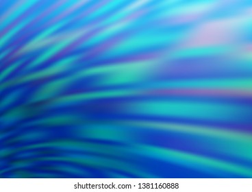 Light BLUE vector blurred and colored background. Modern geometrical abstract illustration with gradient. The blurred design can be used for your web site.