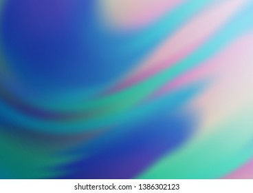 Light BLUE vector blurred and colored template. Shining colorful illustration in a Brand new style. The template can be used for your brand book.