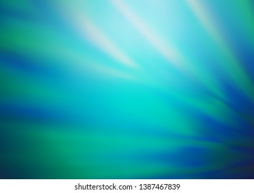 Light BLUE vector blurred and colored template. An elegant bright illustration with gradient. A completely new template for your design.