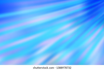 Light BLUE vector blurred and colored pattern. Colorful illustration in abstract style with gradient. New style design for your brand book.