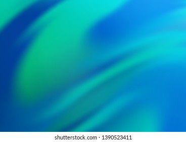 Light BLUE vector blurred and colored template. A completely new color illustration in a bokeh style. A new texture for your design.