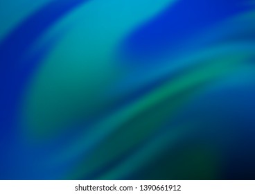 Light BLUE vector blurred and colored template. Glitter abstract illustration with an elegant design. A completely new design for your business.