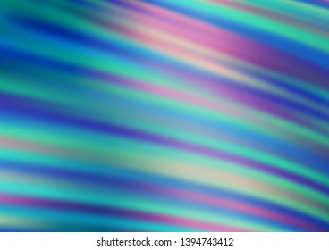 Light BLUE vector blurred and colored template. Glitter abstract illustration with an elegant design. A new texture for your design.
