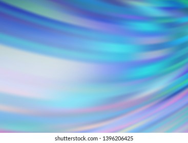 Light BLUE vector blurred and colored template. A vague abstract illustration with gradient. Brand new style for your business design.