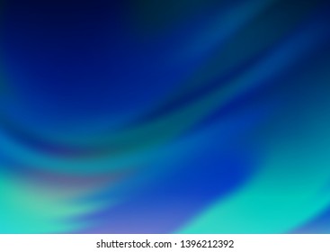 Light BLUE vector blurred and colored template. Modern geometrical abstract illustration with gradient. The best blurred design for your business.