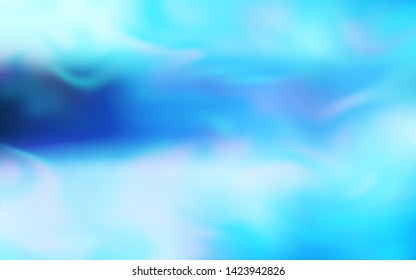 Light BLUE vector blurred and colored pattern. An elegant bright illustration with gradient. New style for your business design.