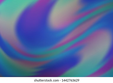 Light BLUE vector blurred and colored pattern. An elegant bright illustration with gradient. New design for your business.