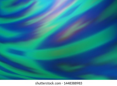 Light BLUE vector blurred and colored pattern. Colorful illustration in abstract style with gradient. Background for designs.