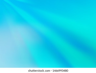 Light BLUE vector blurred and colored template. A completely new color illustration in a bokeh style. The best blurred design for your business.