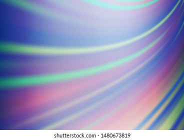 Light BLUE vector blurred and colored background. A completely new color illustration in a bokeh style. The background for your creative designs.