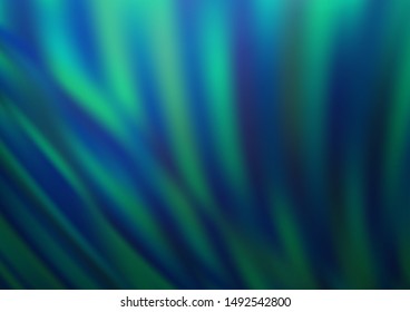 Light BLUE vector blurred and colored background. A vague abstract illustration with gradient. The template for backgrounds of cell phones.