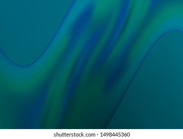 Light BLUE vector blurred and colored template. A completely new color illustration in a bokeh style. Brand new design for your business.