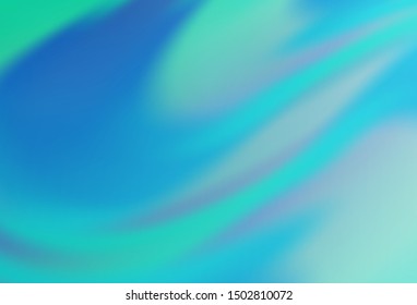 Light BLUE vector blurred and colored pattern. Colorful illustration in abstract style with gradient. The best blurred design for your business.