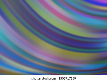 Light BLUE vector blurred and colored template. Glitter abstract illustration with an elegant design. The elegant pattern for brand book.