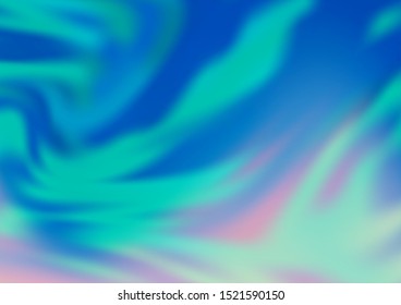 Light BLUE vector blurred and colored template. Shining colorful illustration in a Brand new style. A completely new design for your business.