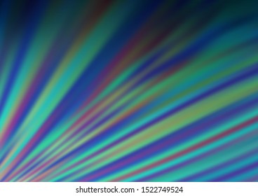 Light BLUE vector blurred and colored template. A completely new color illustration in a bokeh style. A completely new design for your business.