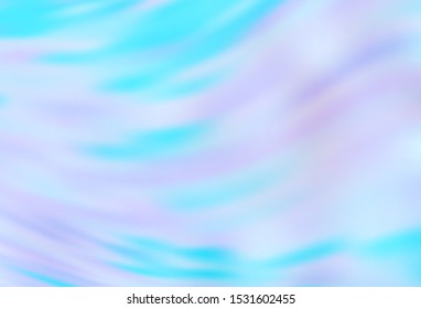 Light BLUE vector blurred and colored pattern. Colorful illustration in abstract style with gradient. Background for designs.
