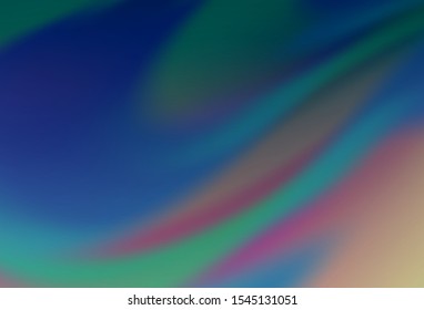 Light BLUE vector blurred and colored pattern. Glitter abstract illustration with gradient design. Completely new design for your business.