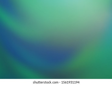 Light BLUE vector blurred and colored template. Creative illustration in halftone style with gradient. The best blurred design for your business.