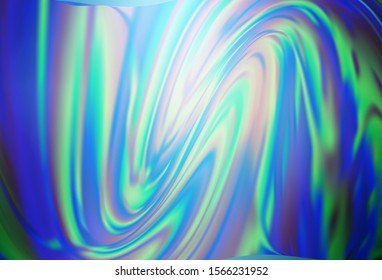 Light BLUE vector blurred and colored pattern. A completely new colored illustration in blur style. Completely new design for your business.