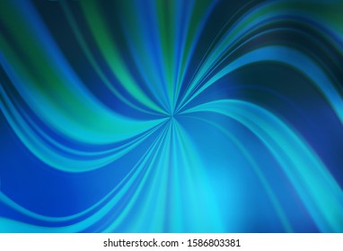 Light BLUE vector blurred and colored pattern. Colorful abstract illustration with gradient. Blurred design for your web site.