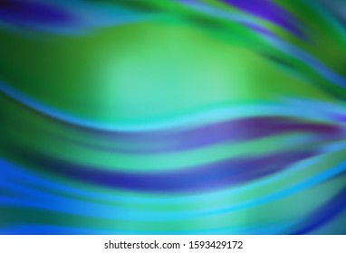 Light BLUE vector blurred and colored pattern. An elegant bright illustration with gradient. New style for your business design.