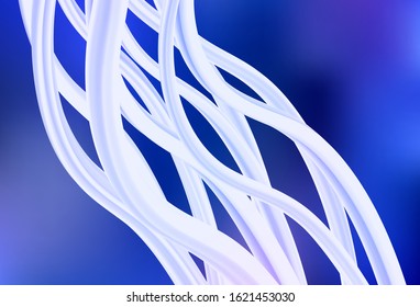 Light BLUE vector blurred and colored pattern. Creative illustration in halftone style with gradient. New style for your business design.