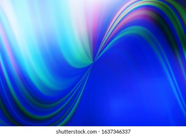 Light BLUE vector blurred and colored pattern. Glitter abstract illustration with gradient design. Blurred design for your web site.