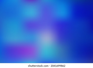 Light BLUE vector blurred and colored background. A completely new color illustration in a bokeh style. Elegant cover for a brand book.
