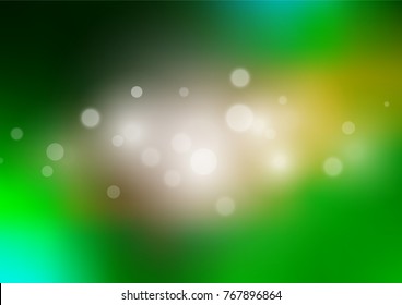 Light BLUE vector blurred and colored template. Creative illustration in halftone style with gradient. The textured pattern can be used for background.